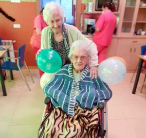 Sabina, nuestra residente más longeva, cumple 101 años.